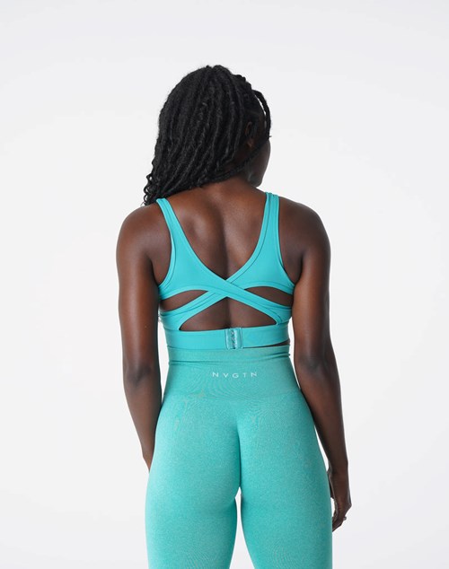 NVGTN Allure Bra Tyrkysové | BOI-265413