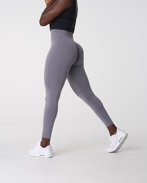NVGTN NV Seamless Leggings Siva | ZSF-804916